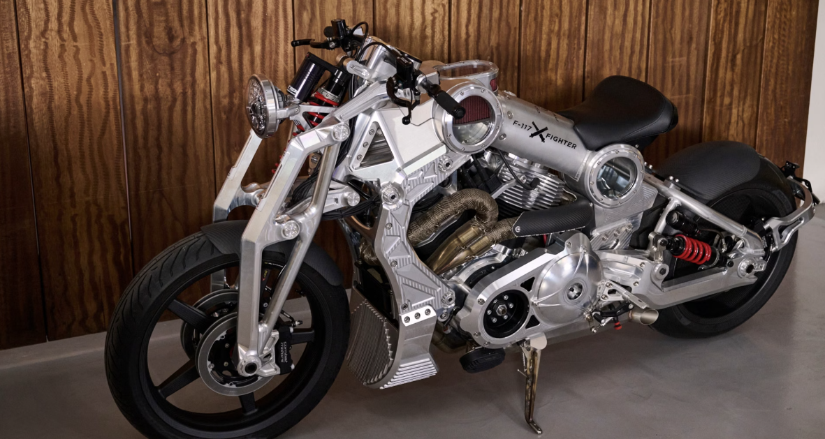 Combat Motors F-117 being displayed