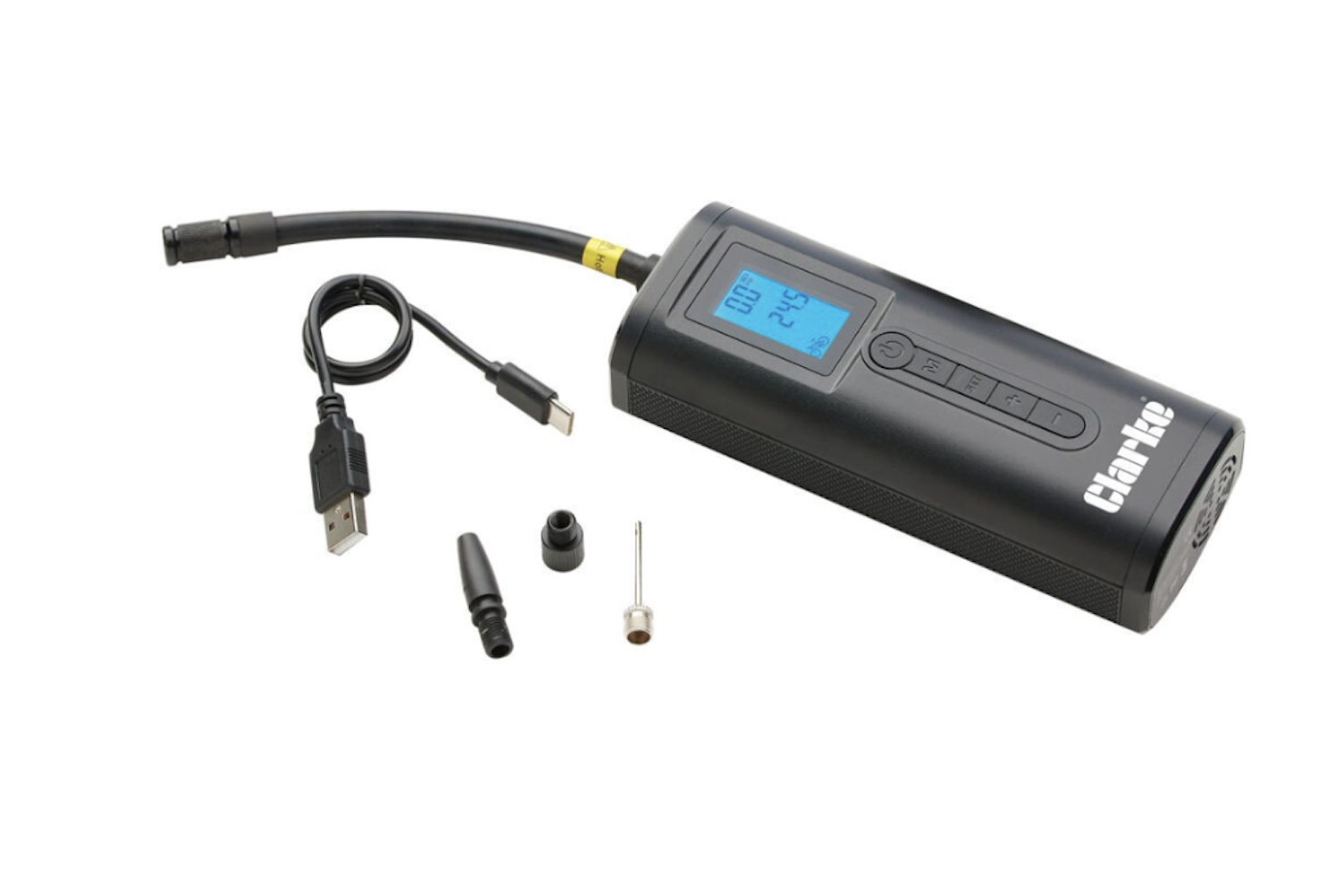 The Clarke RI150Li 7.4V Rechargeable Tyre Inflator & Powerbank