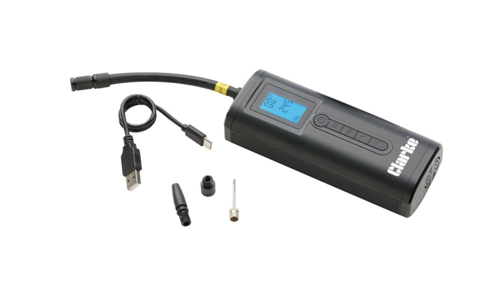 The Clarke RI150Li 7.4V Rechargeable Tyre Inflator & Powerbank