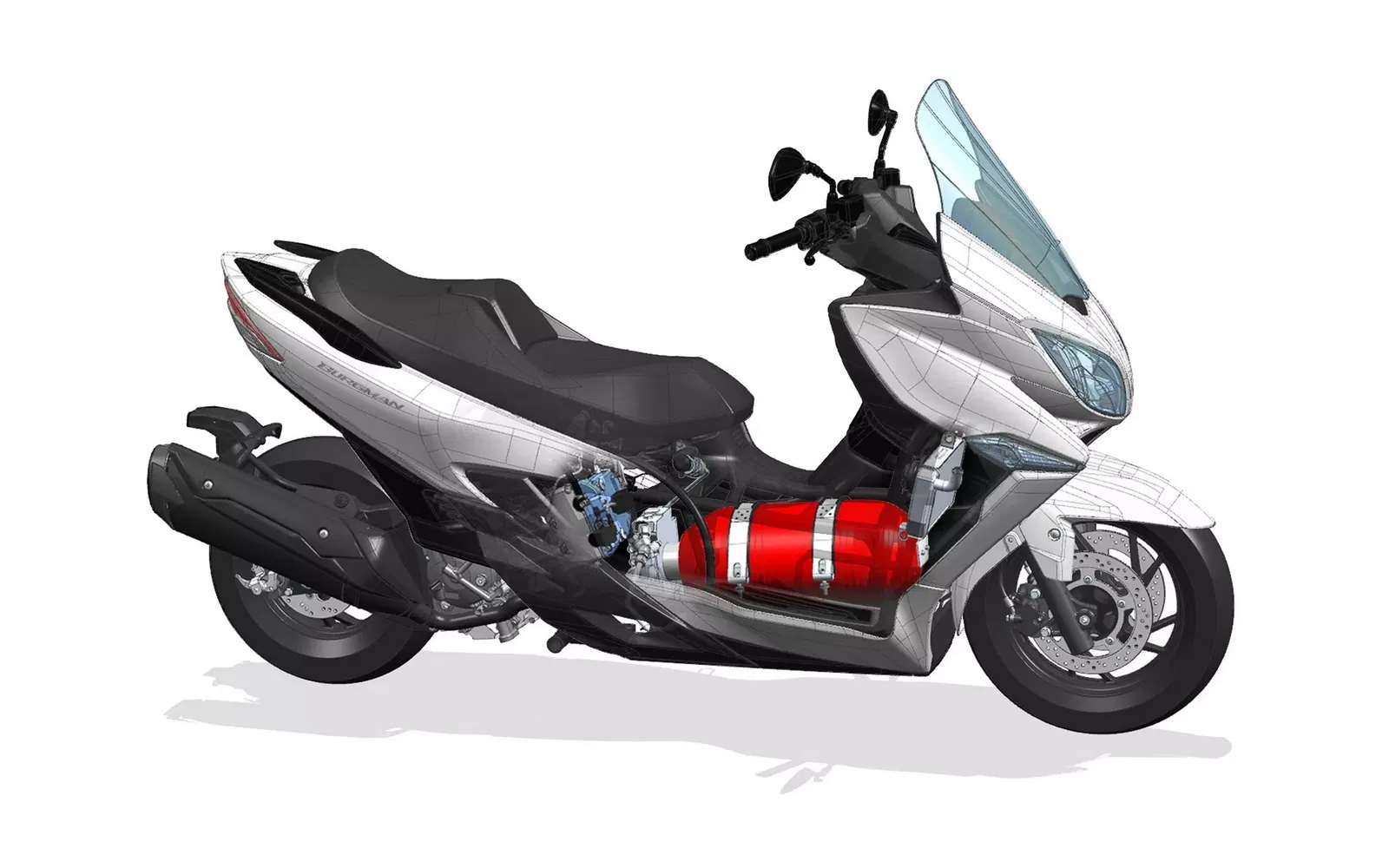 Suzuki Hydrogen Engine Burgman