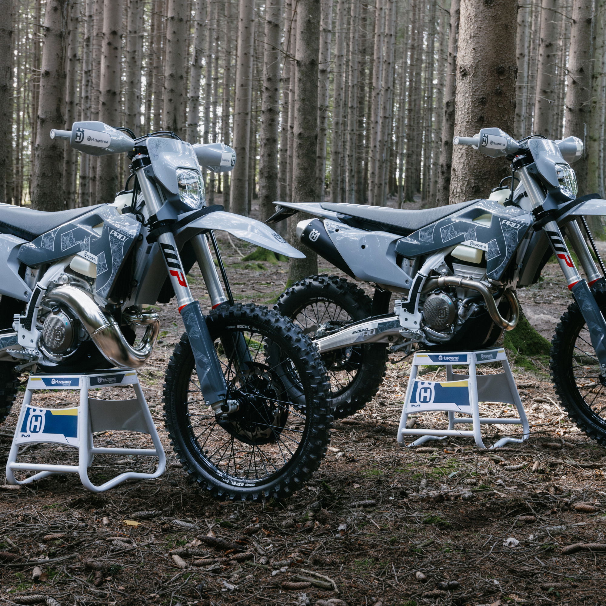 Husqvarna TE 300 and FE 350 Pro enduro bikes