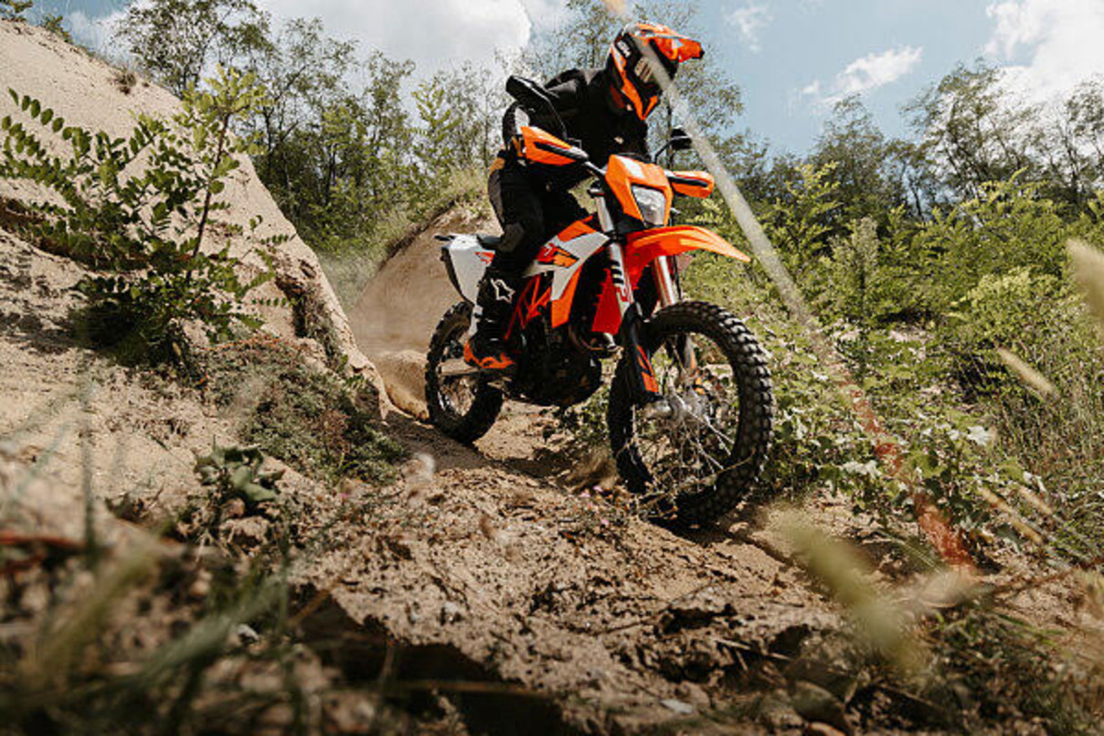 WP Suspension on a KTM motorcycle