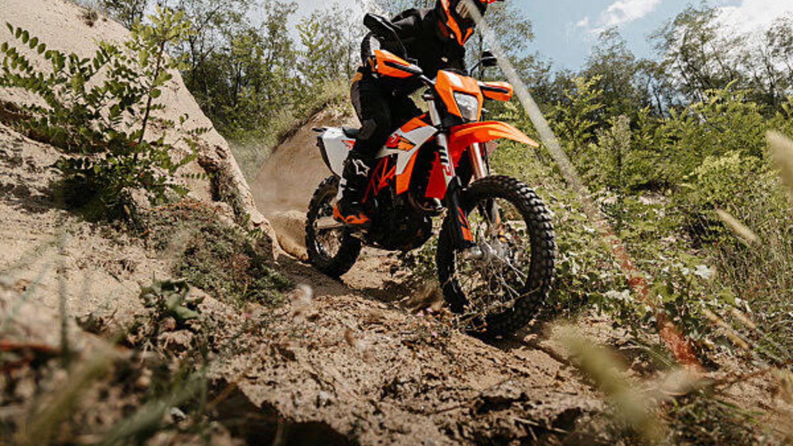 WP Suspension on a KTM motorcycle
