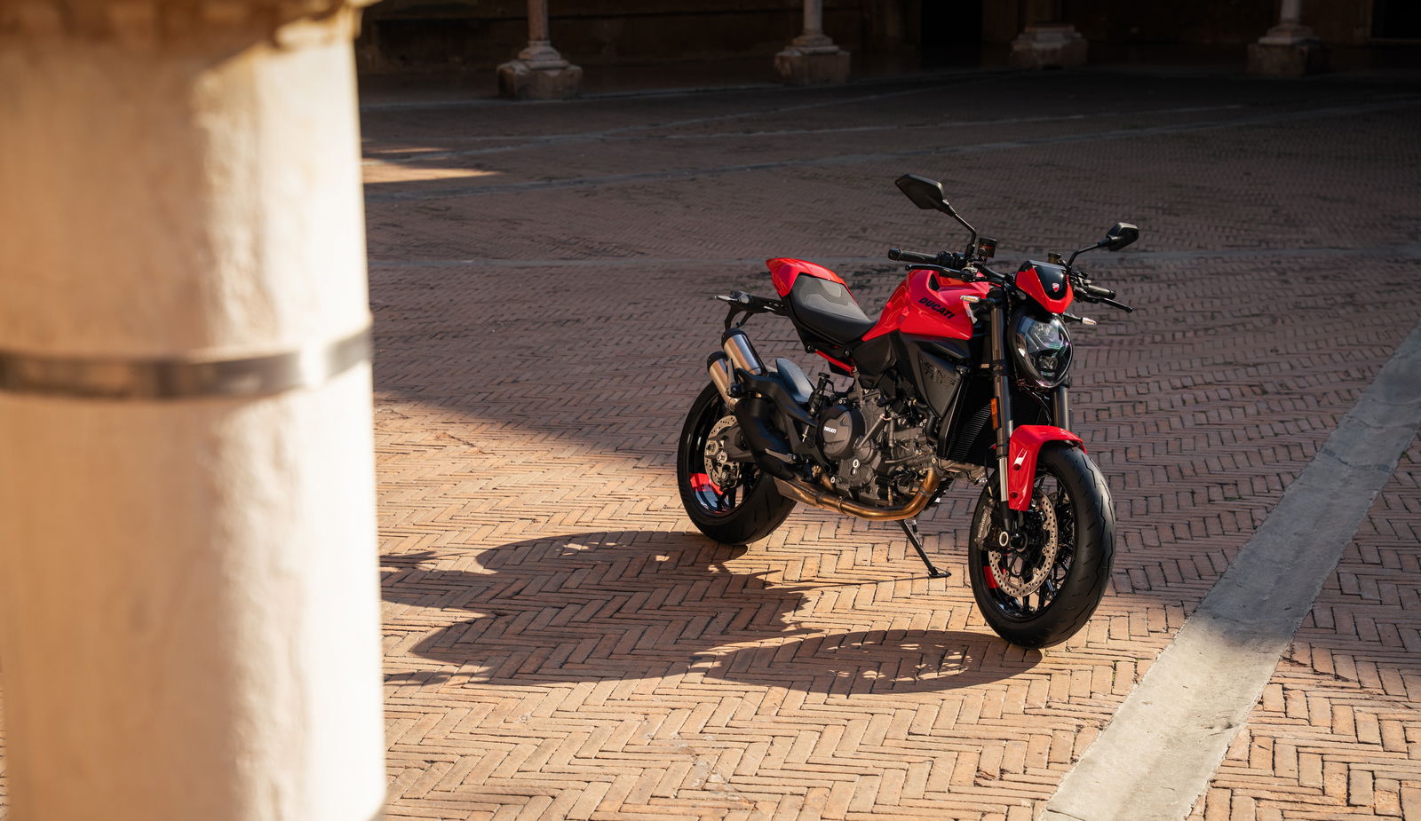 new Ducati Monster in red
