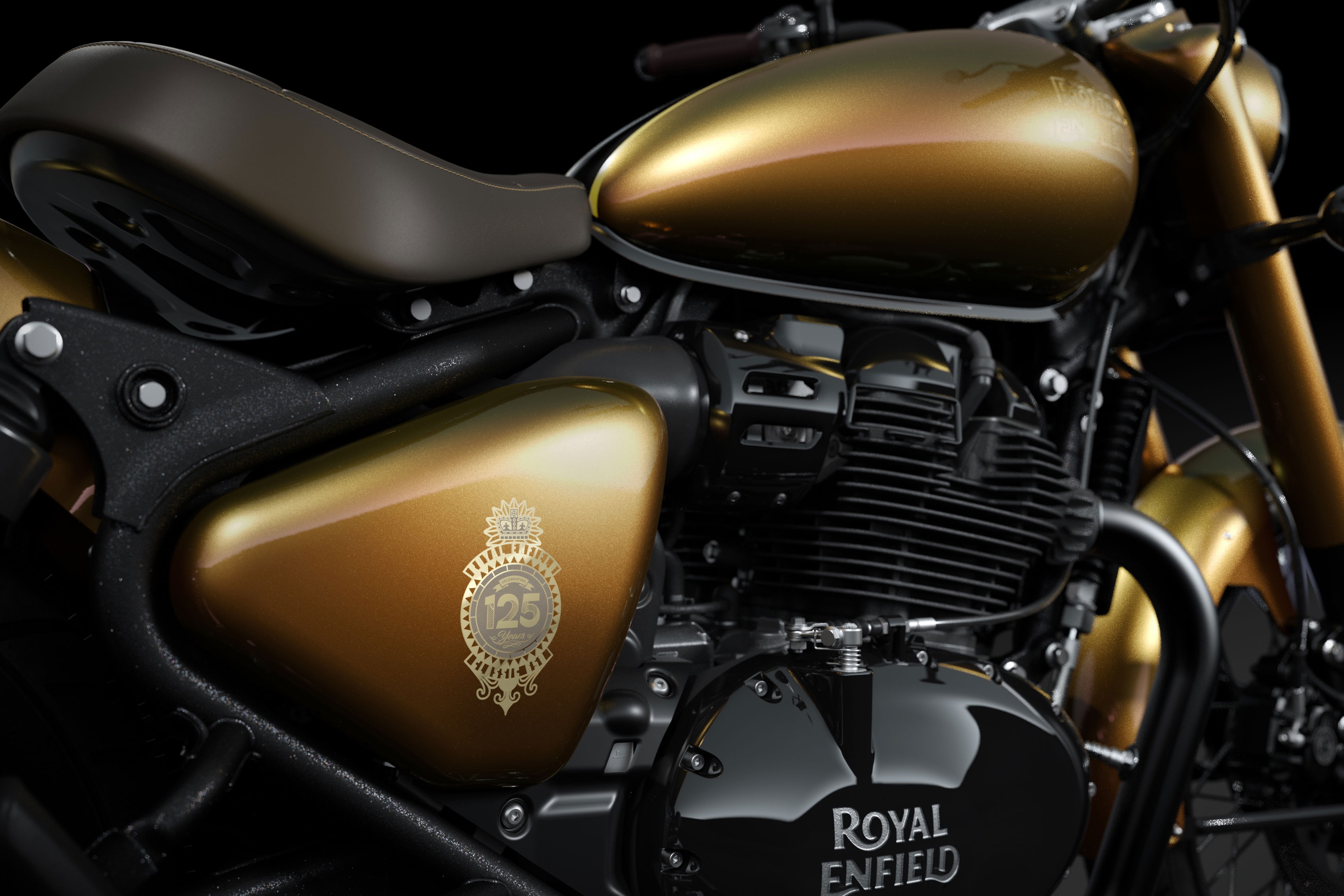 The Roylal Enfield Classic 650 125 year anniversary edition