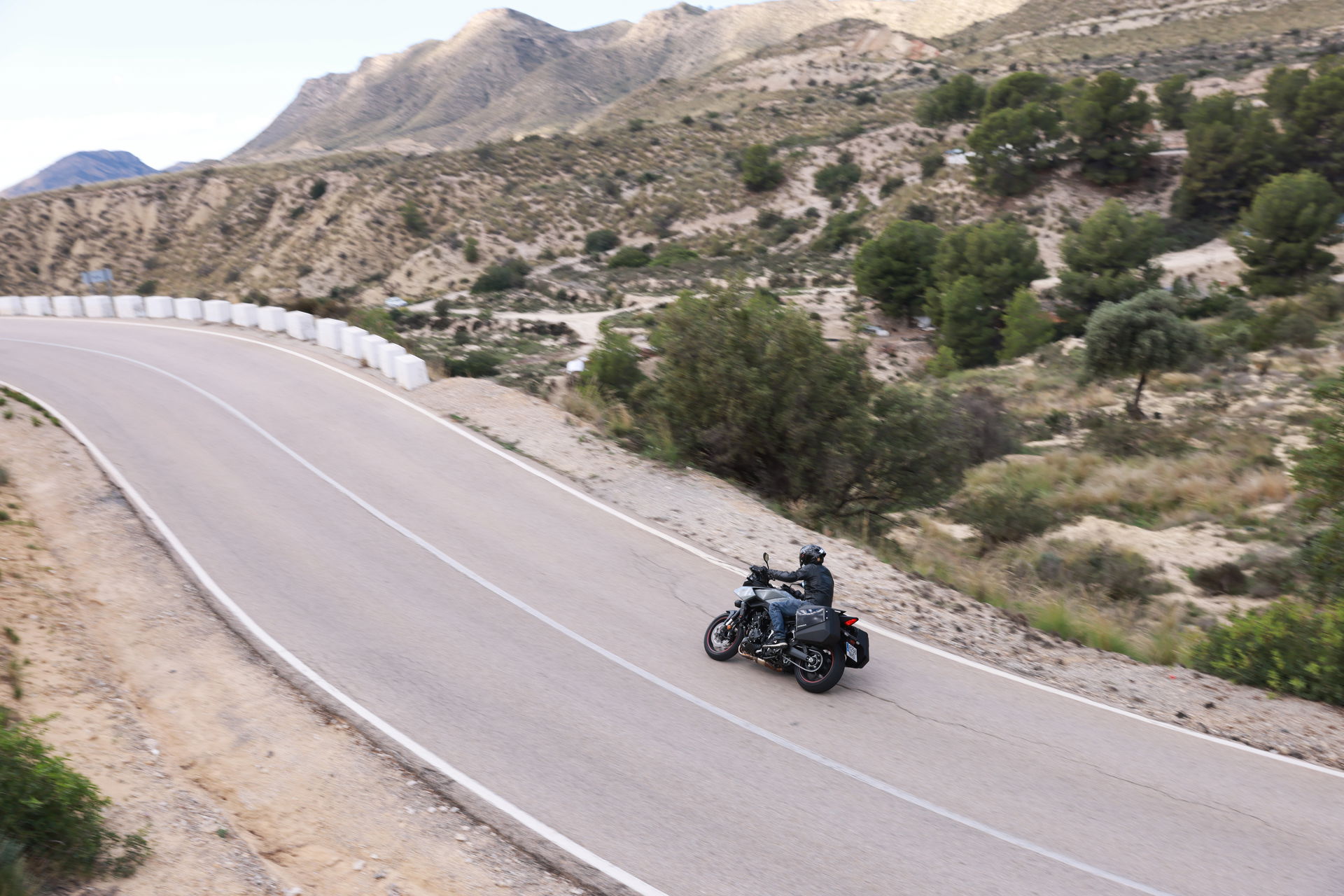 The Honda CB1000GT - riding