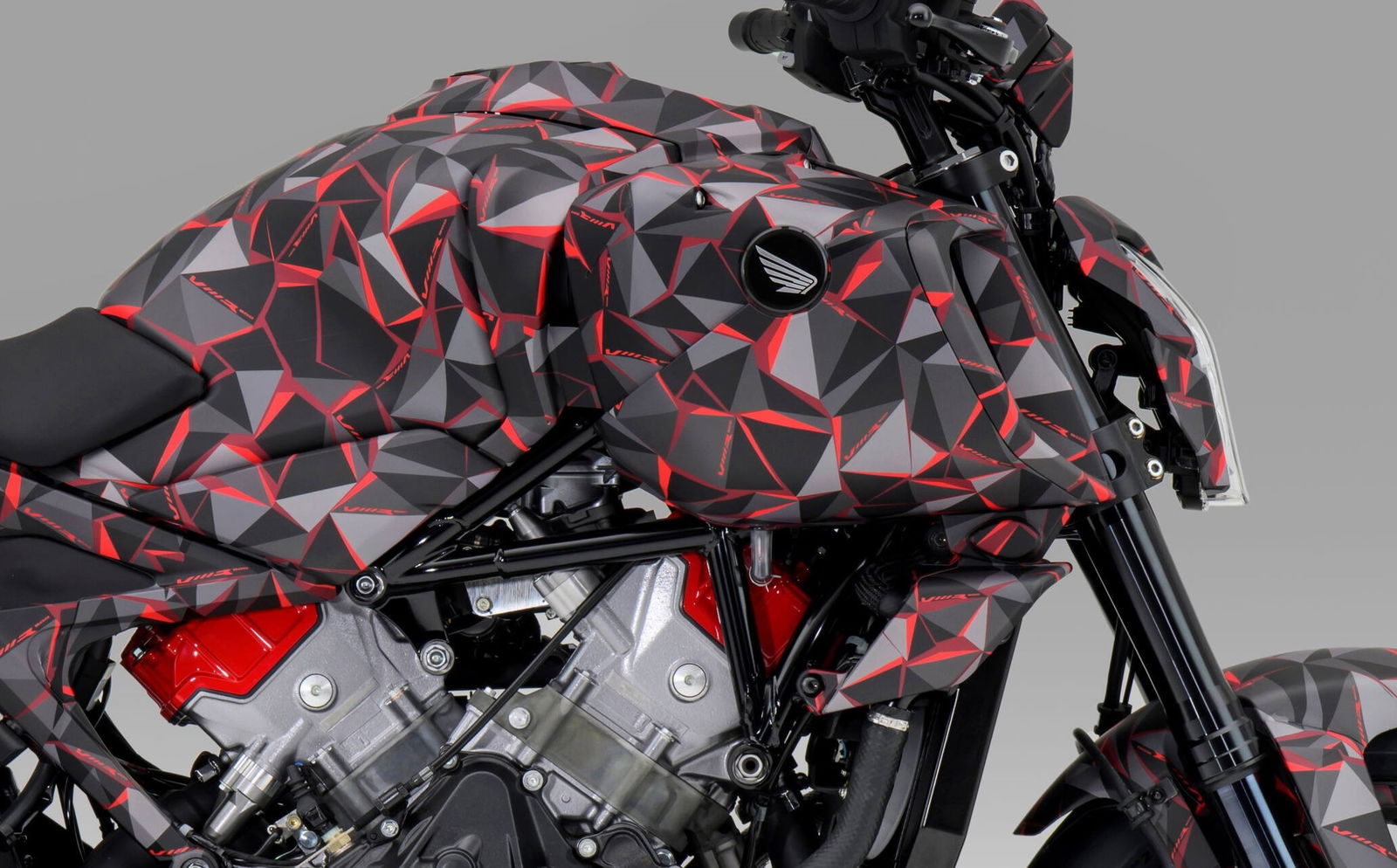 The new Honda badging as seen on the V3R E-Compressor