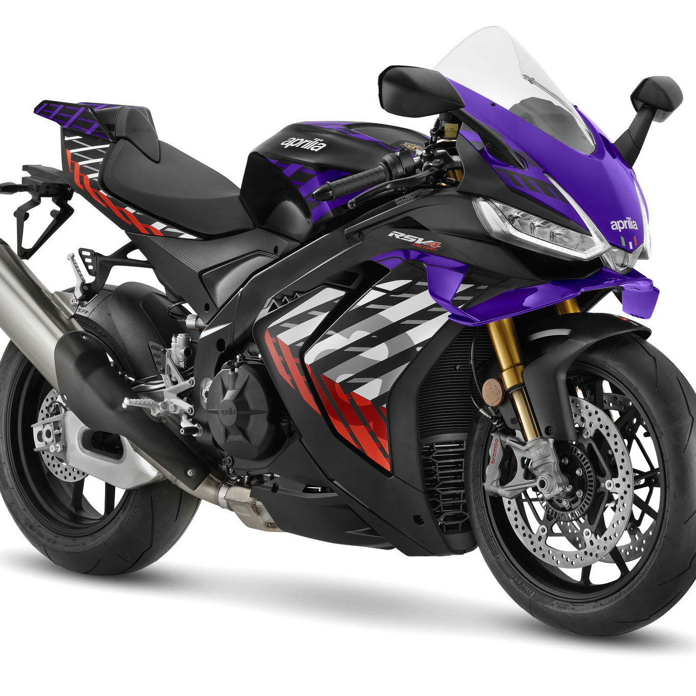 Aprilia RSV4 in a purple colourway