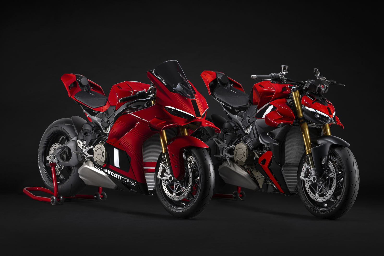 Ducati Panigale V4 S and Streetfighter V4 S Corse models