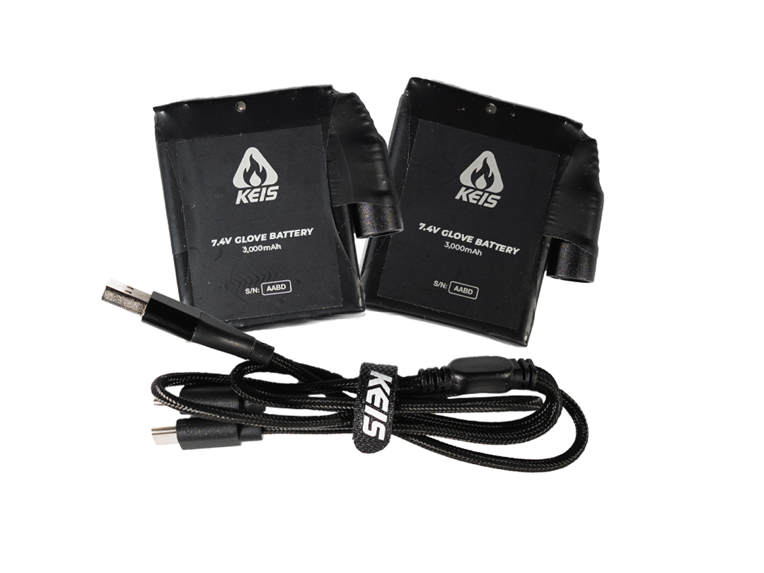 Keis heated battery set