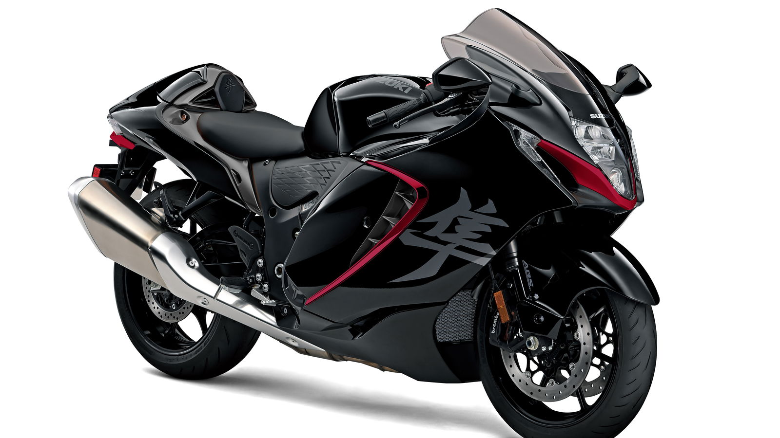 Suzuki Hayabusa in black and red