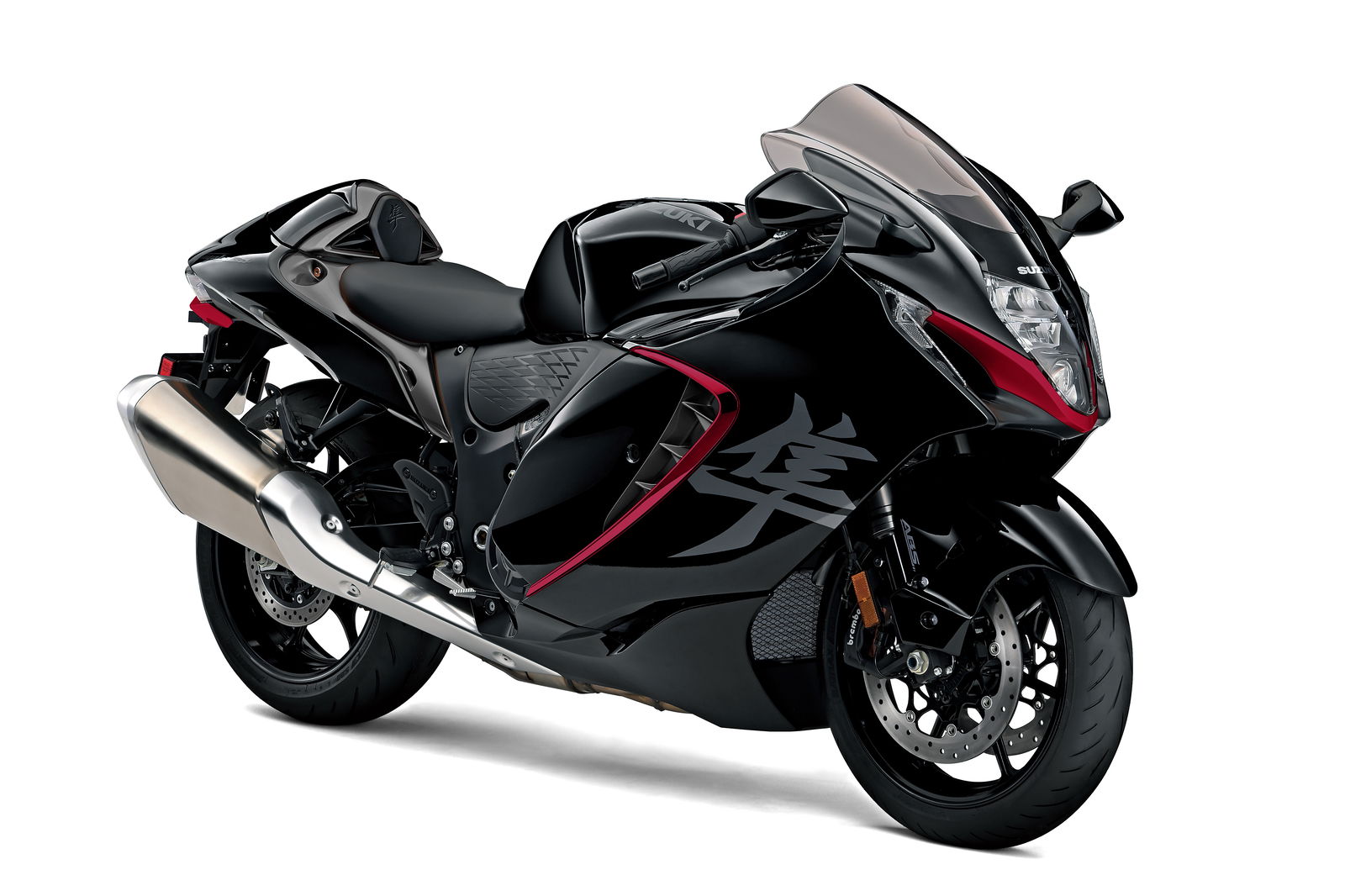Suzuki Hayabusa in black and red