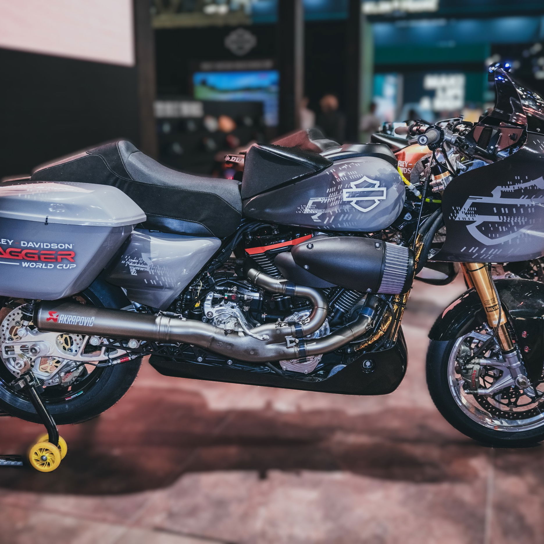 Harley-Davidson Road Glide Bagger World Cup prototype