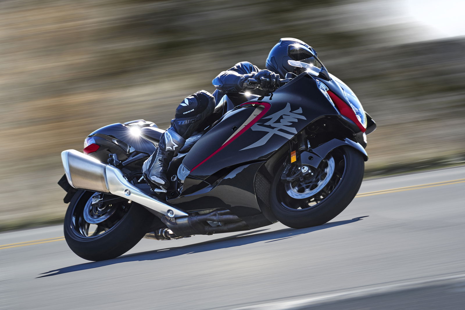 Suzuki Hayabusa in action