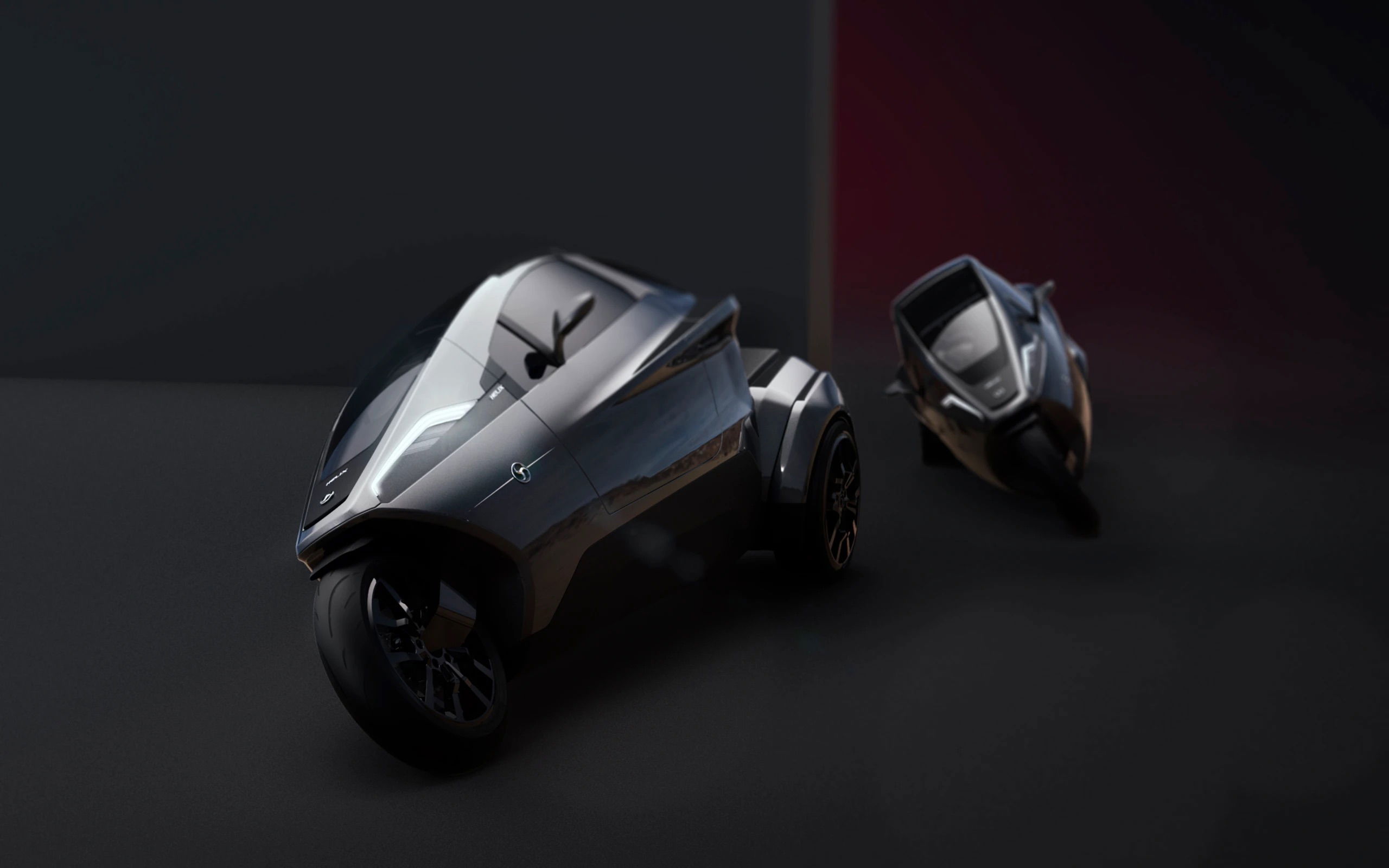 Helix Motors' tilting electric autocycle revealed