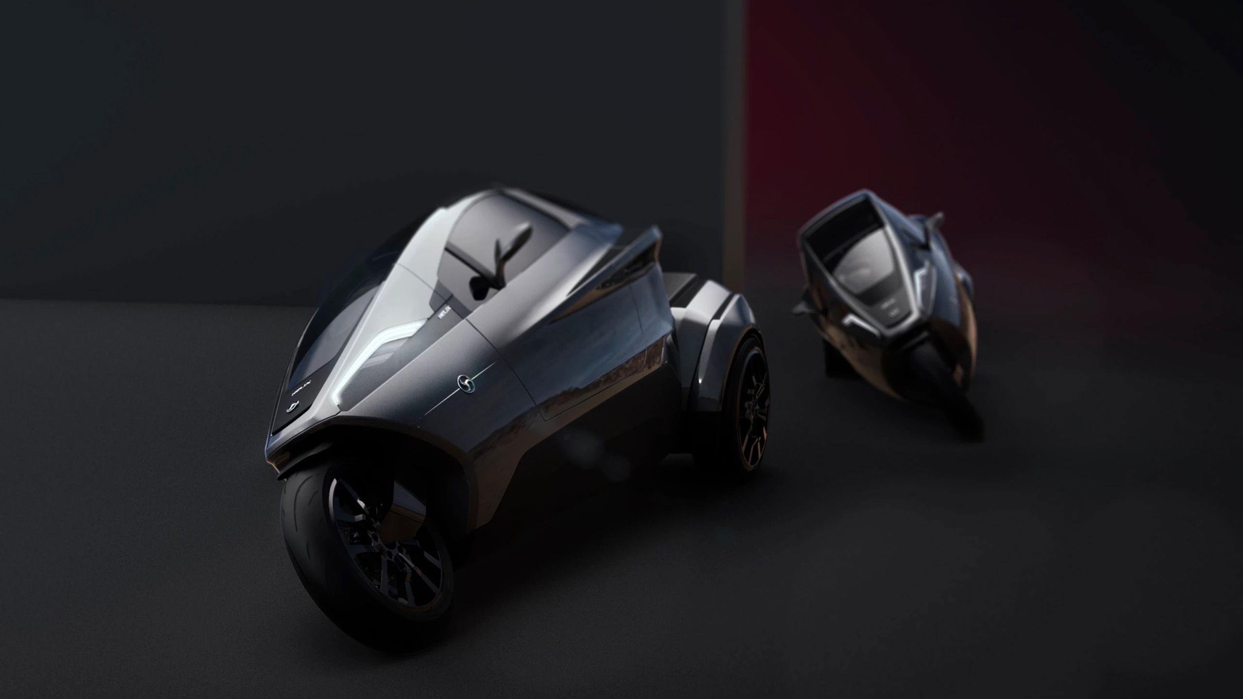 Helix Motors' tilting electric autocycle revealed