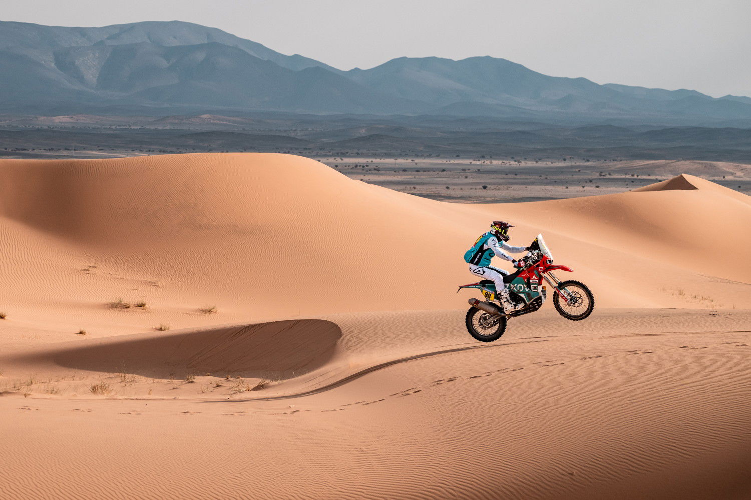Kove racing at the Dakar Rally