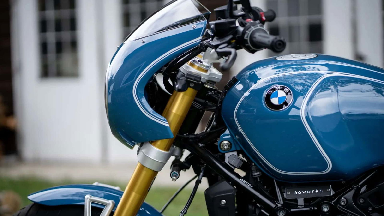 Custom built BMW R12 nineT. Photo credit - 46Works