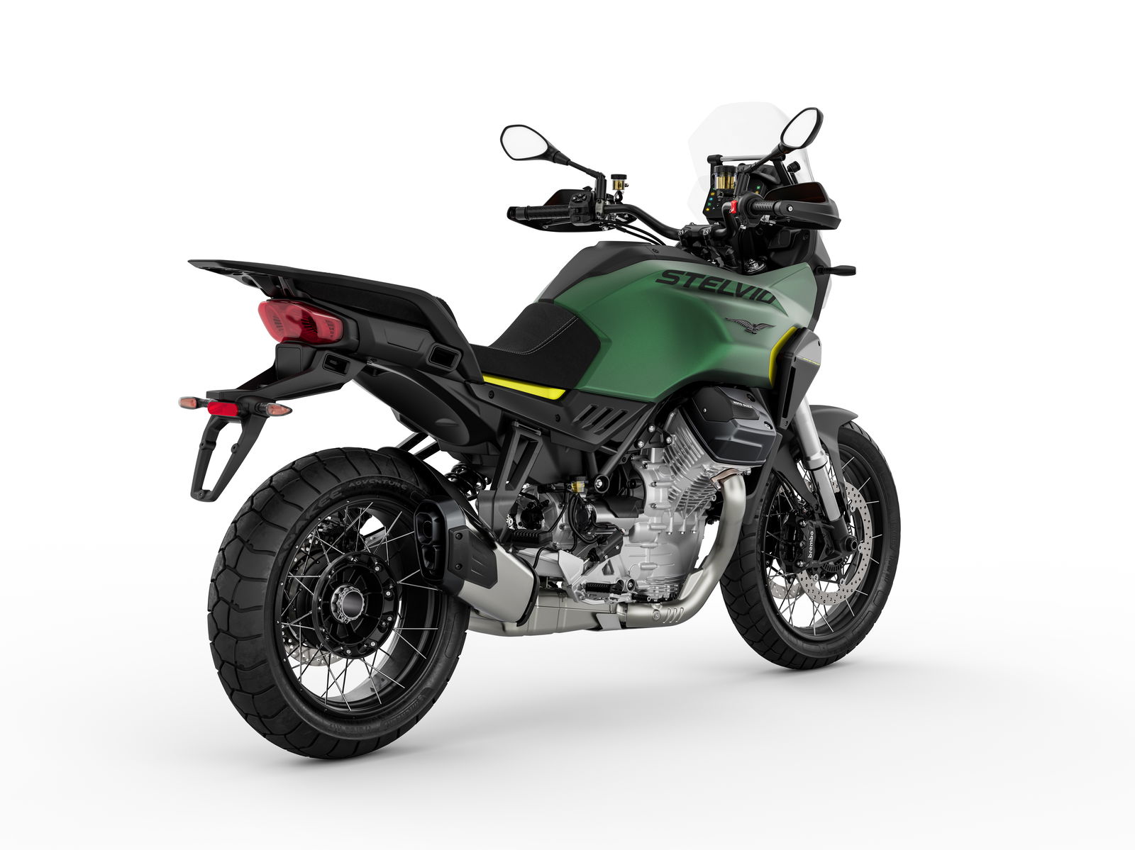 Moto Guzzi Stelvio in green for 2026