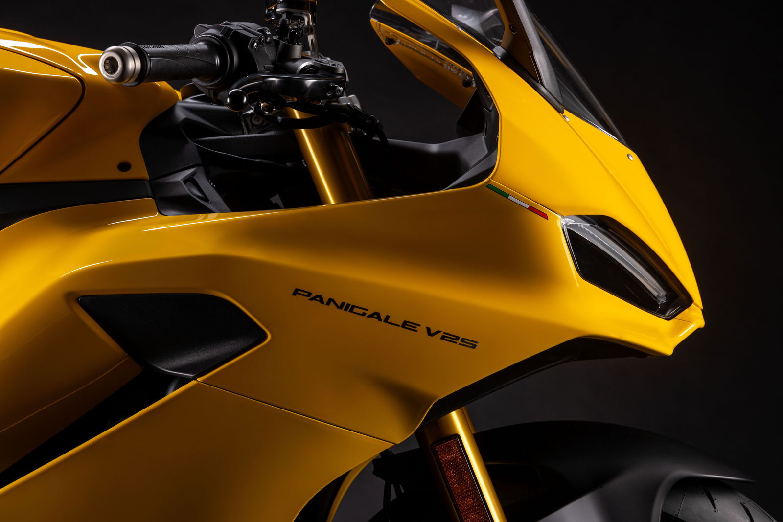 Yellow Ducati Panigale V2 S