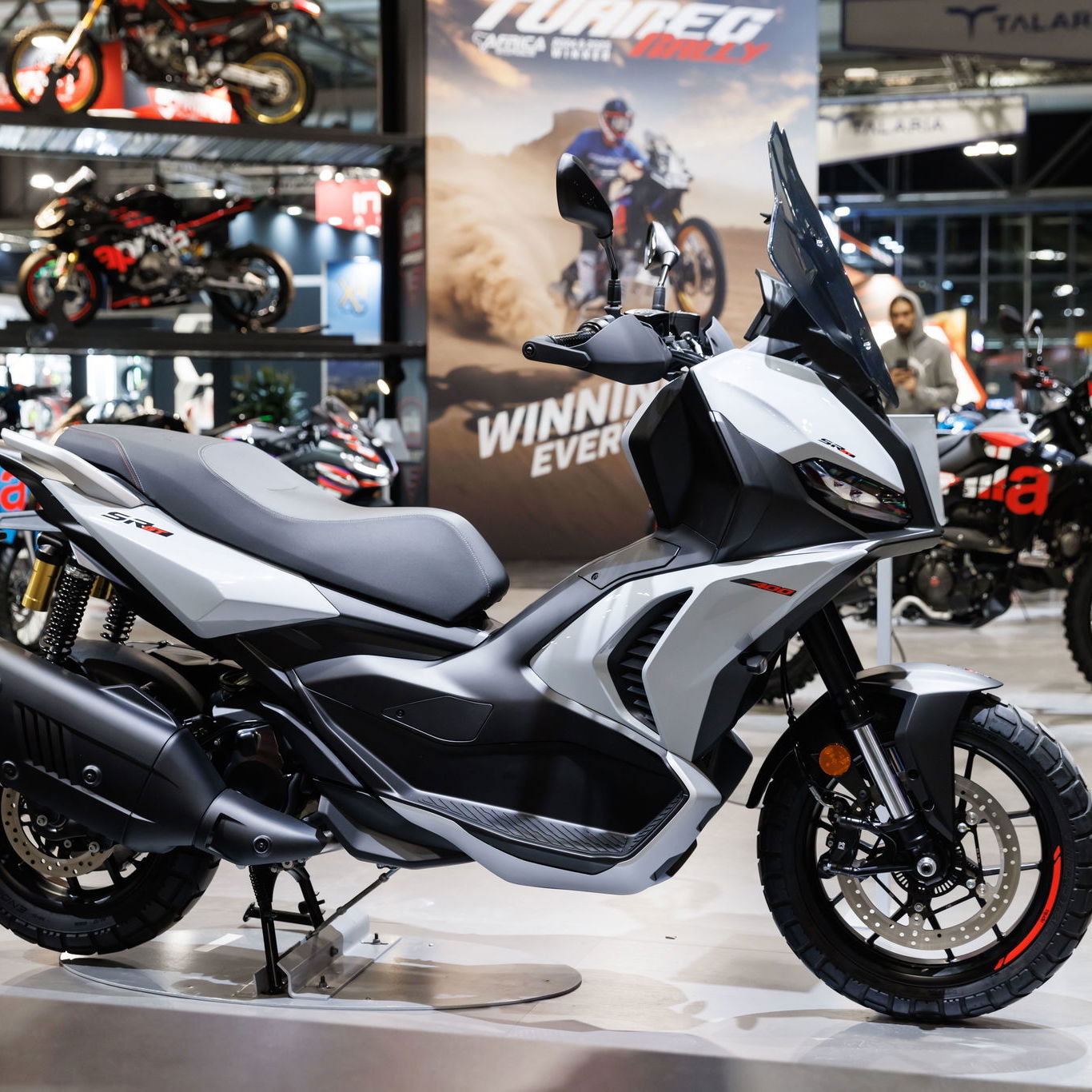 Aprilia SR GT 400 scooter at EICMA