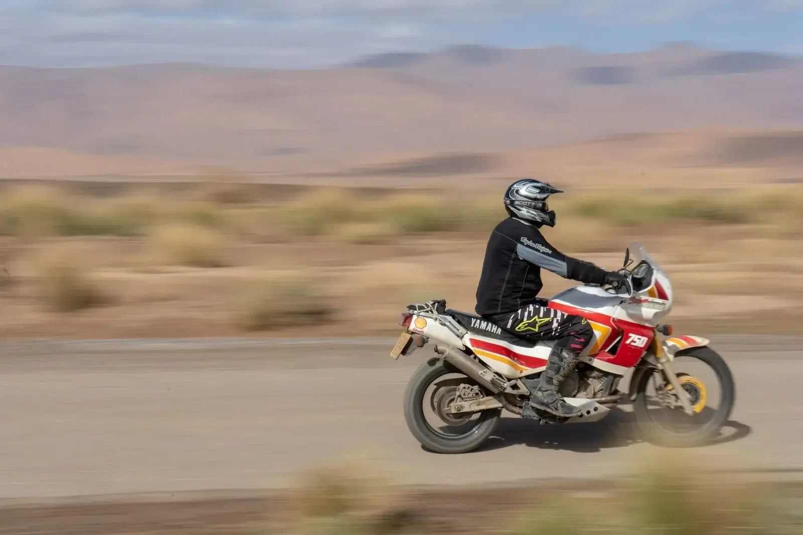 Yamaha Super Tenere in action