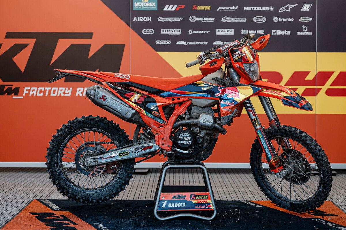 KTM off-road race bike