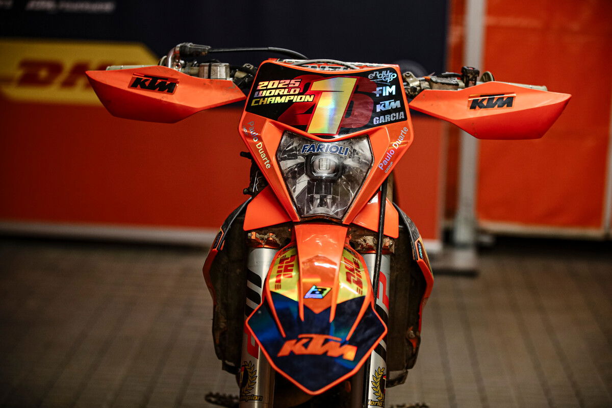 KTM race bike