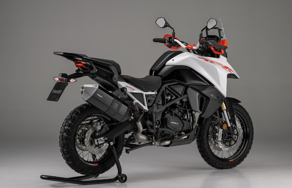 Rear view of the new Benelli TRK602X model