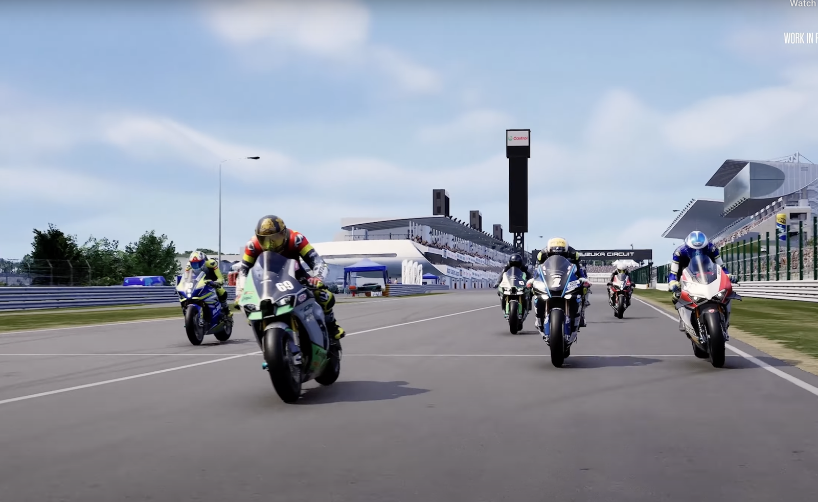 All the big name sports bikes are in attendance, as are the tracks