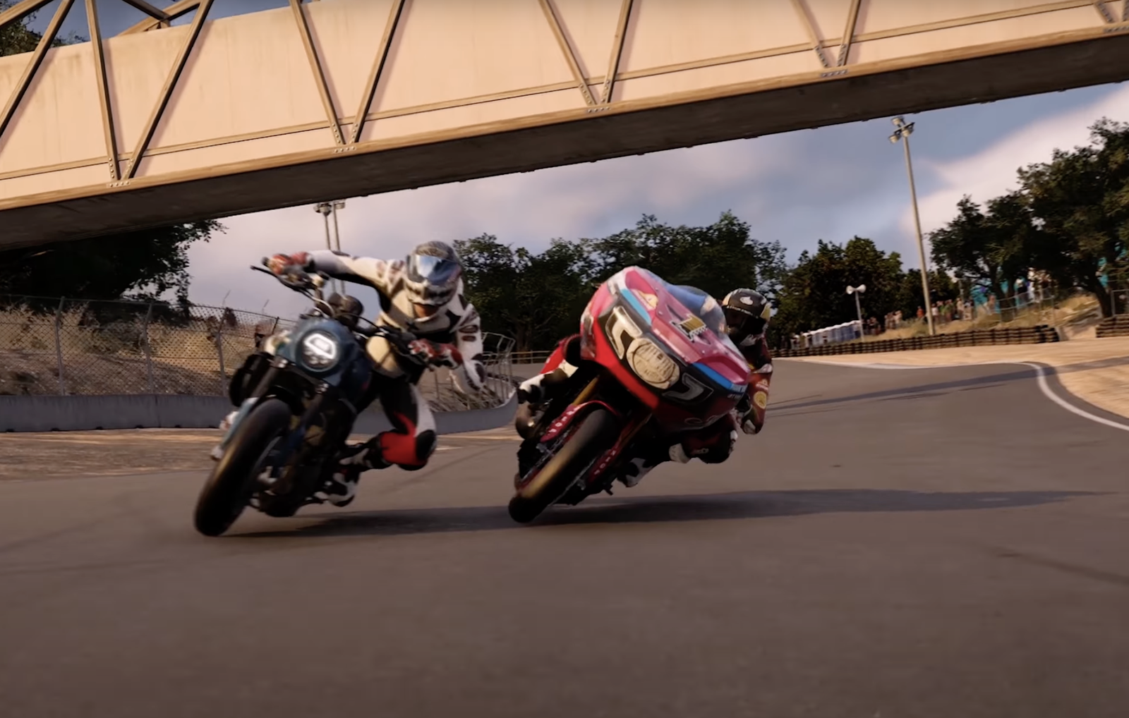 Swing a leg over a bagger - leather chaps not required