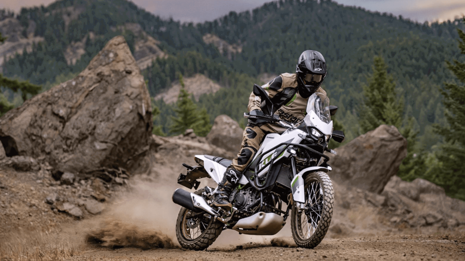 Kawasaki KLE500 adventure bike