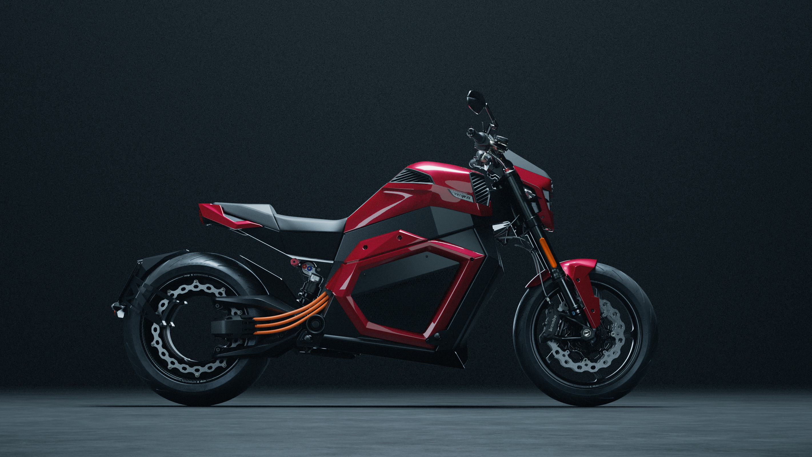 The new Verge TS Pro electric motorcycle