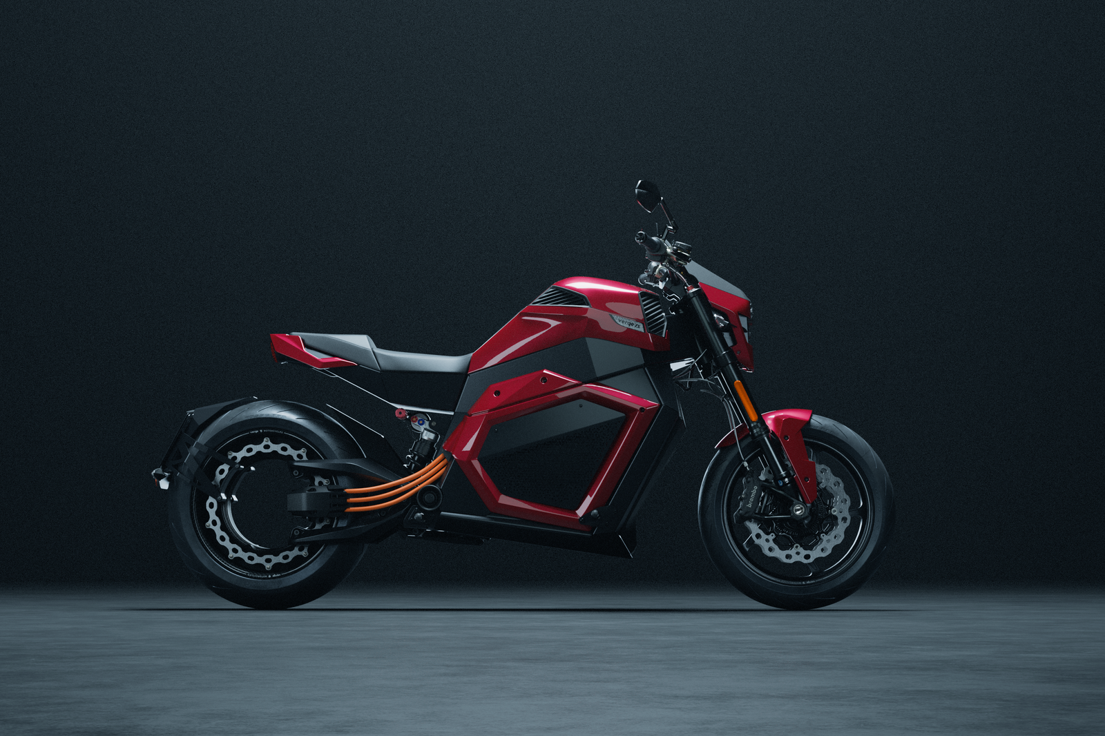 The new Verge TS Pro electric motorcycle