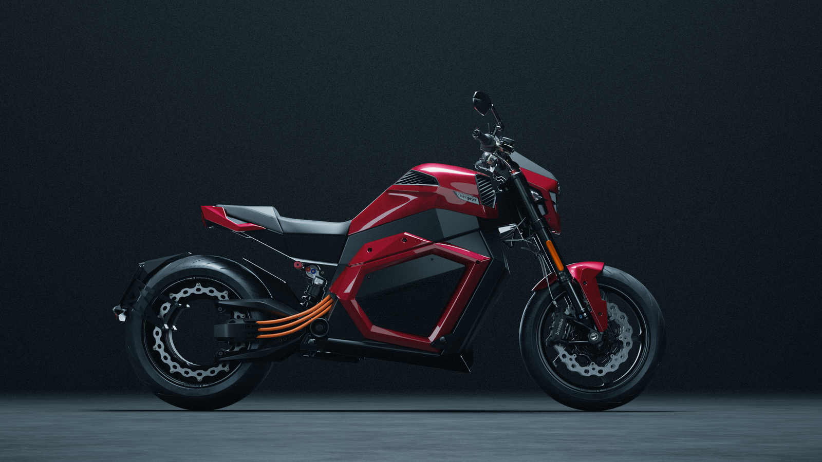 The new Verge TS Pro electric motorcycle