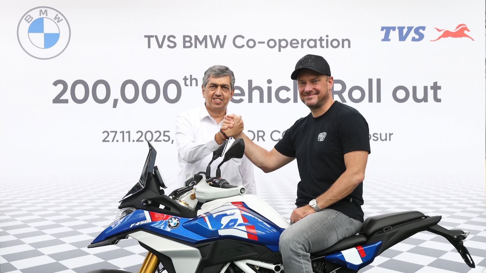 BMW F450 GS production begins at TVS