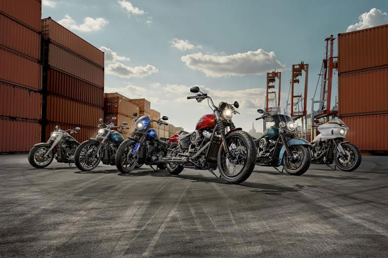Line-up of Harley-Davidson 2026 models