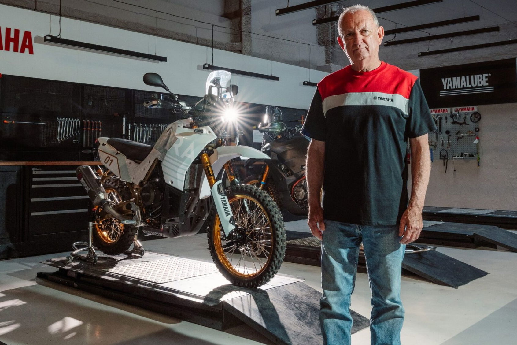 Ramón Forcada and the Yamaha Tenere 700 Pura 01