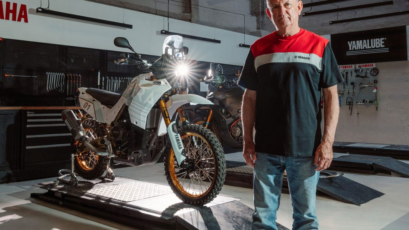 Ramón Forcada and the Yamaha Tenere 700 Pura 01