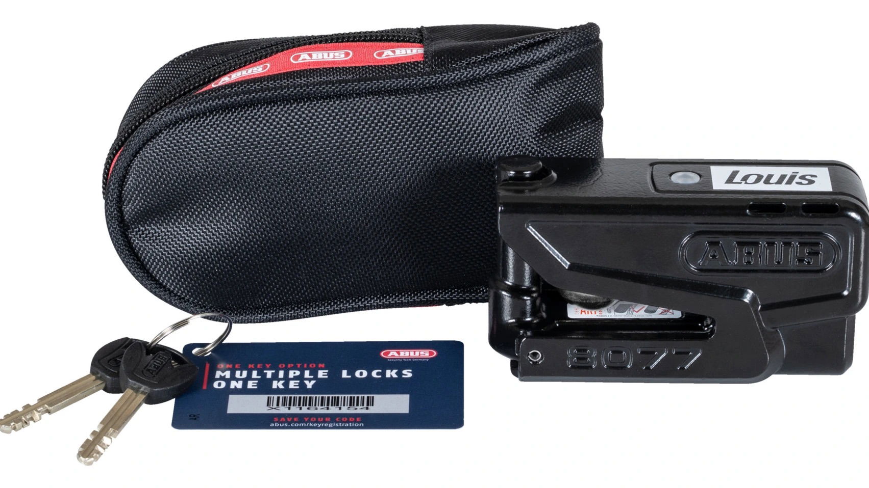 Louis Moto X Abus security disc lock alarm