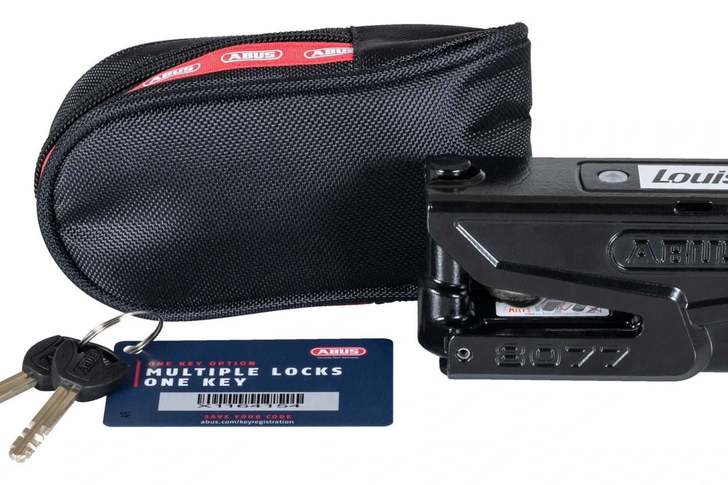 Louis Moto X Abus security disc lock alarm