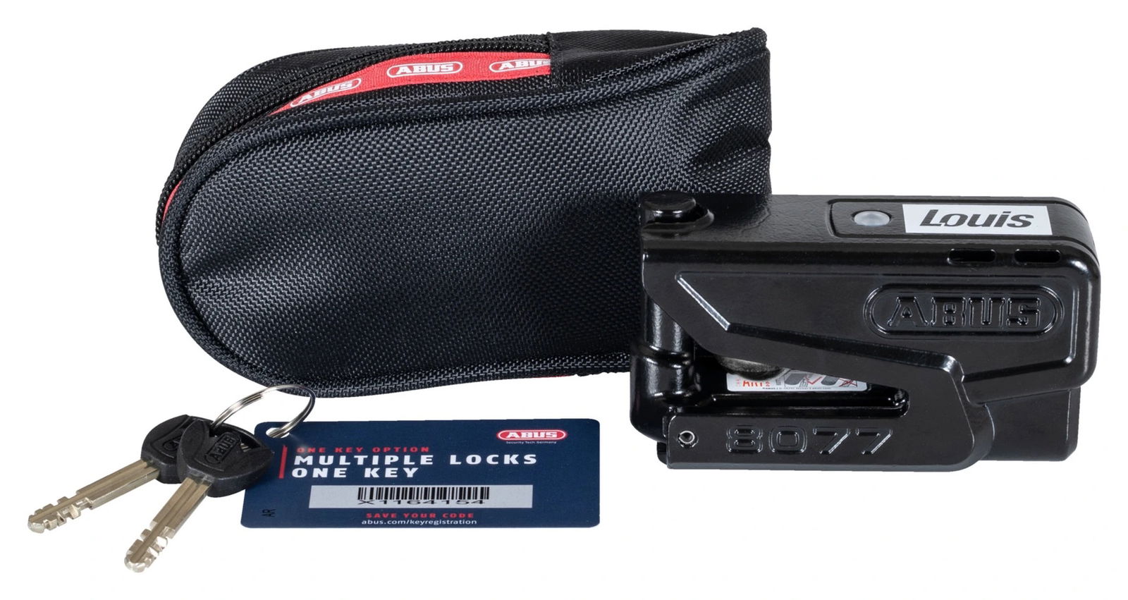 Louis Moto X Abus security disc lock alarm