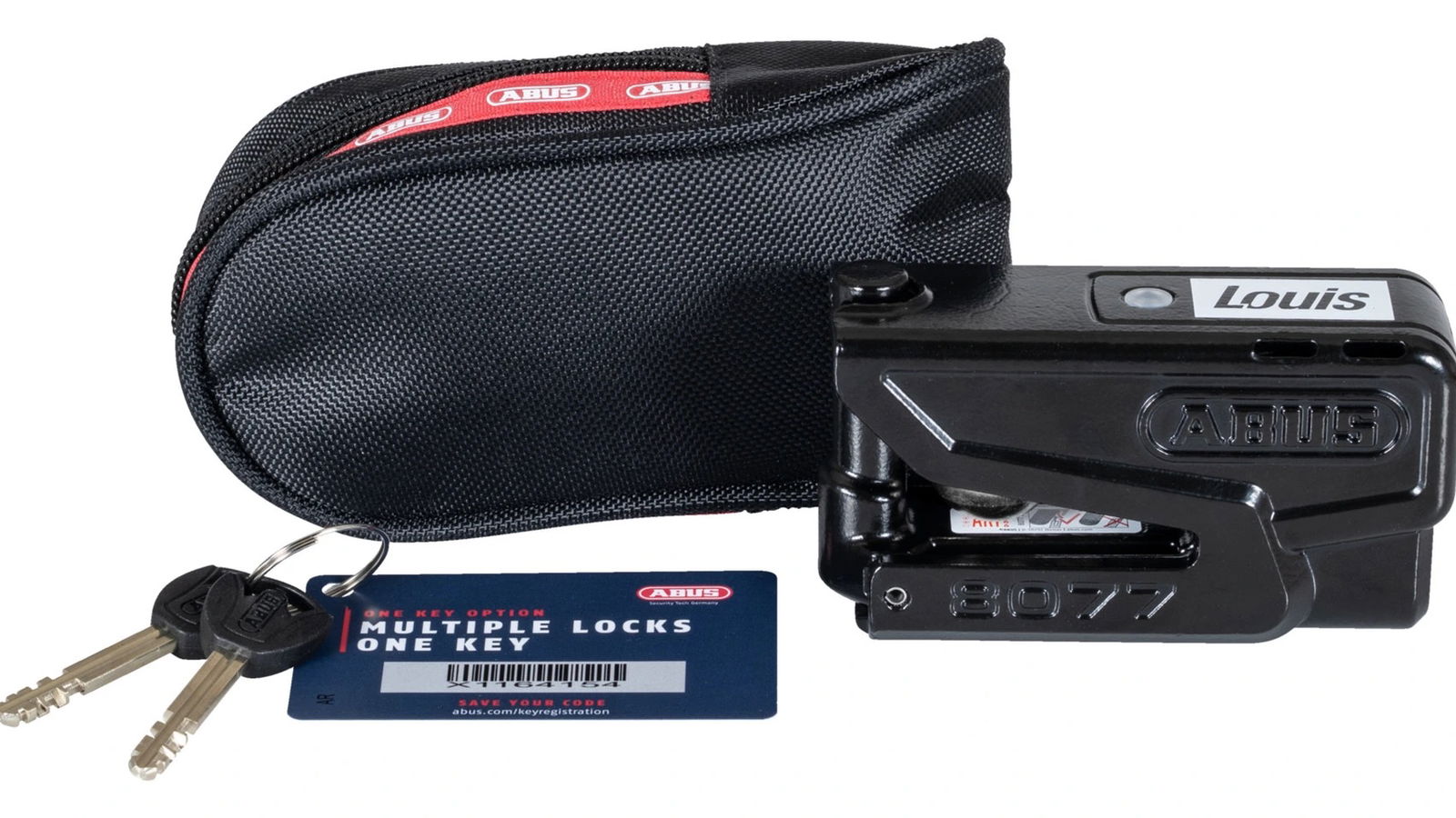 Louis Moto X Abus security disc lock alarm