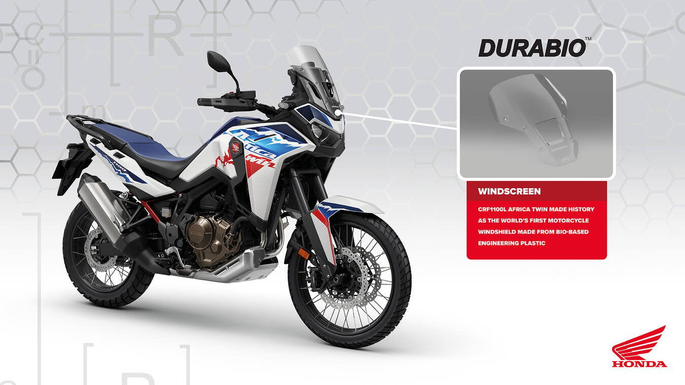 The Honda Africa Twin feature Durabio body panels