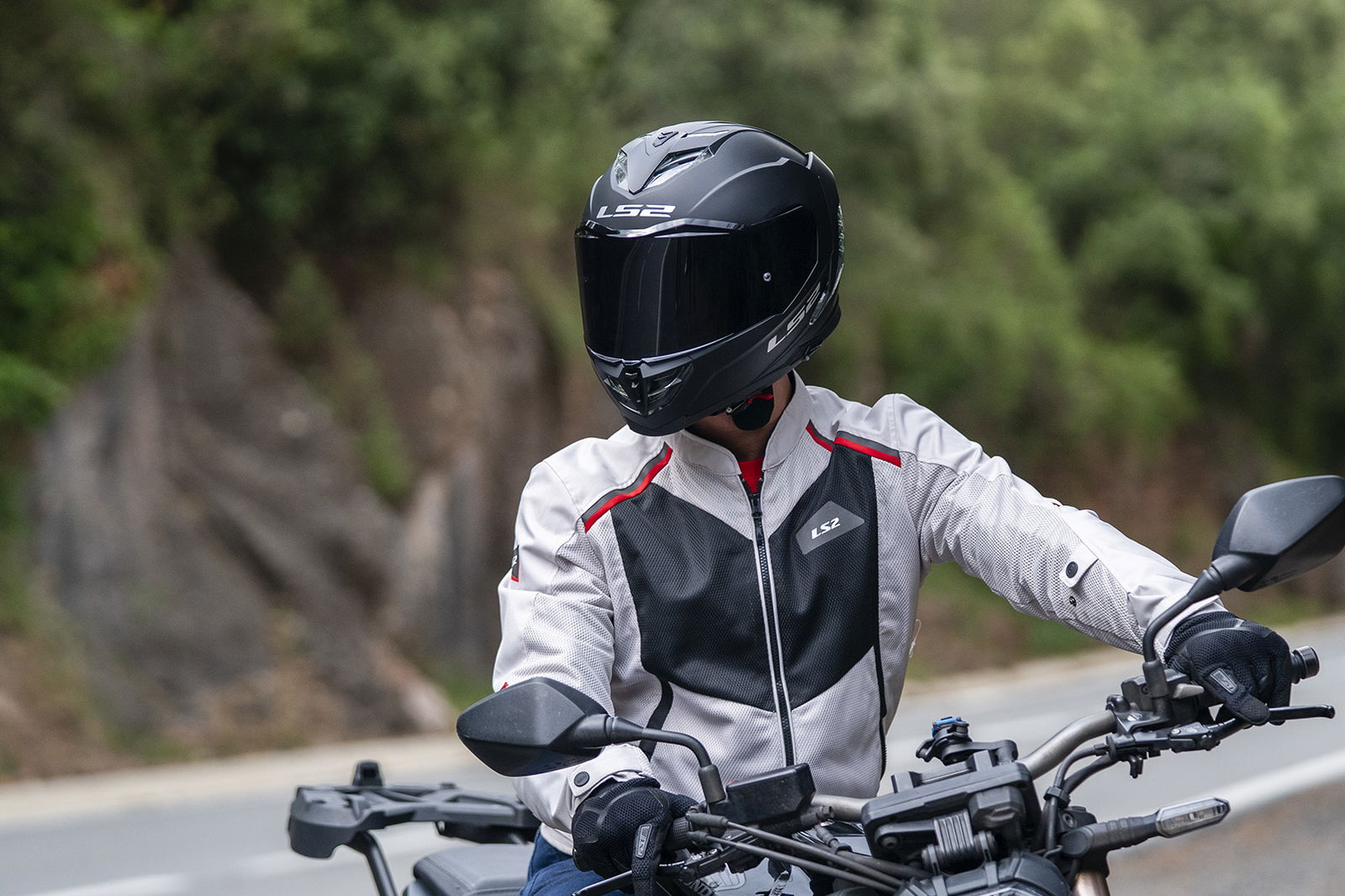 New Storm III helmet in black. Photo credit - LS2