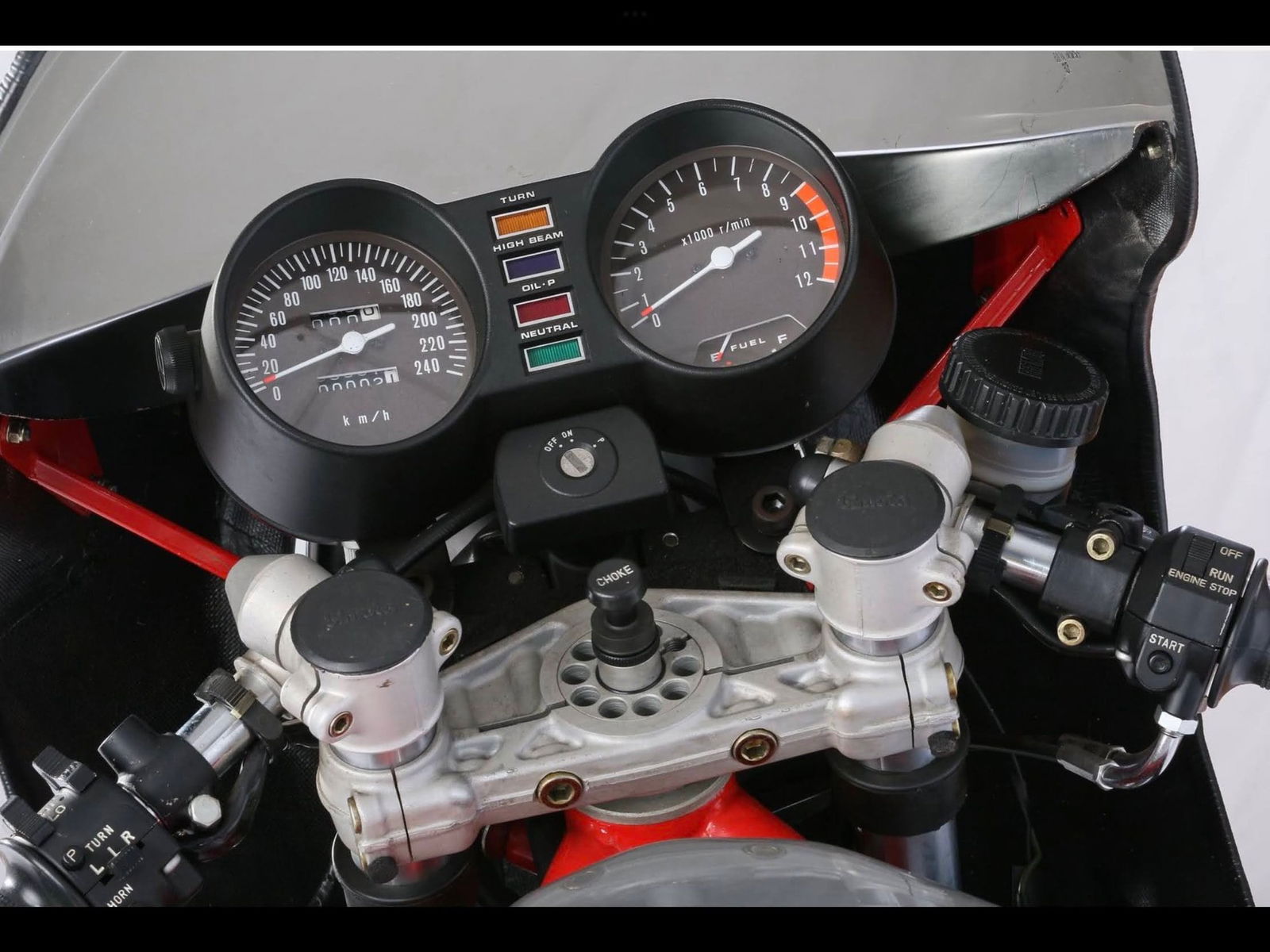 The bike has just 1.3 miles on the clock