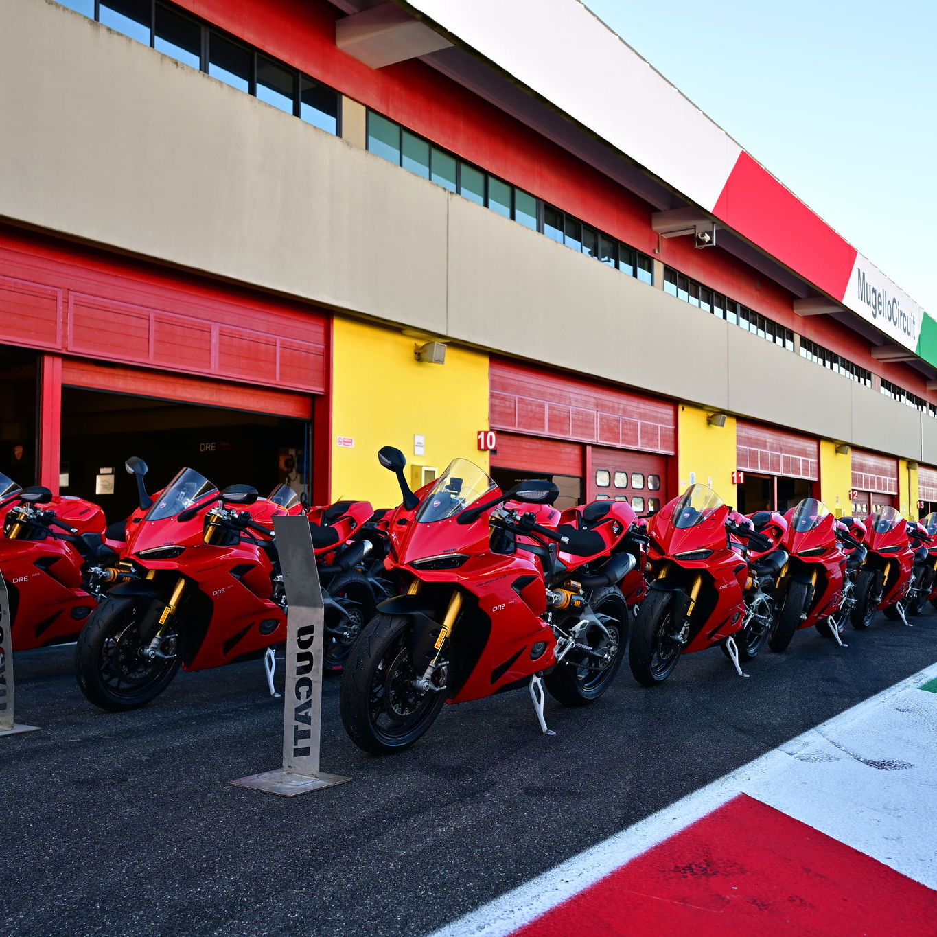 Ducati bikes at Mugello