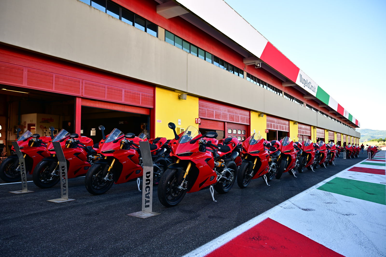 Ducati bikes at Mugello