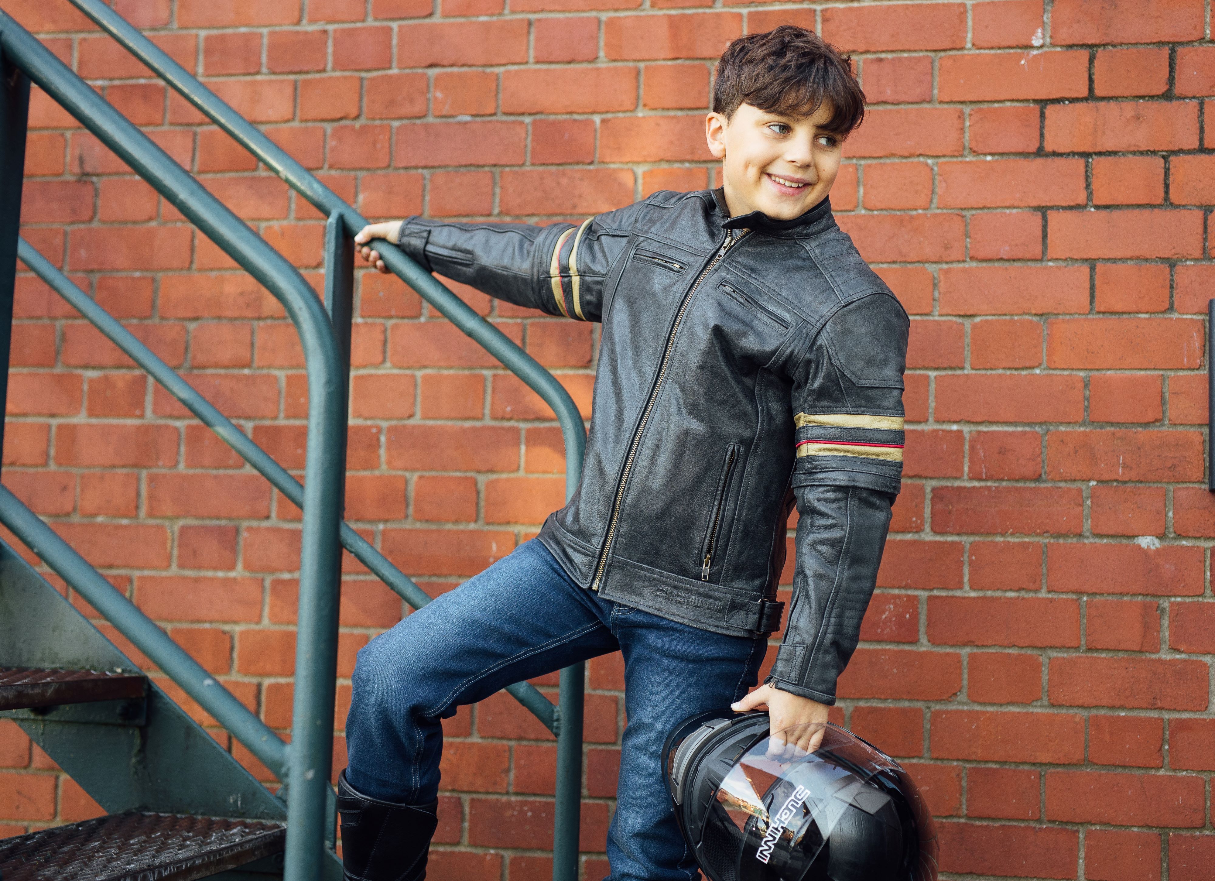 The Duchinni Detroit youth motorcycle jacket