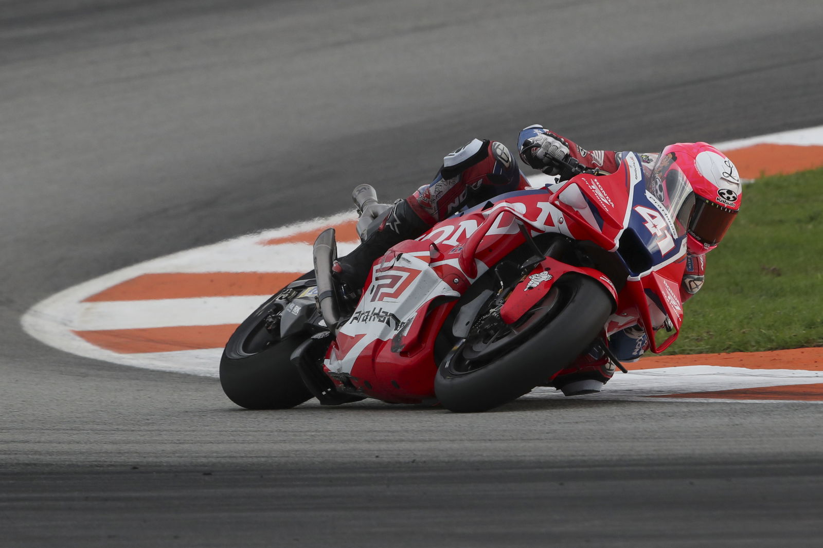 Aleix Espargaro riding a Honda